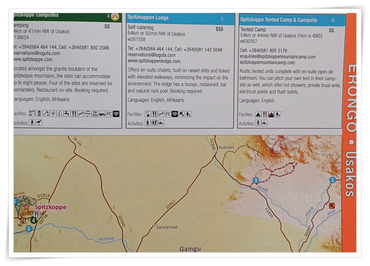 Tracks4Africa Namibia Self-Drive Guide 3rd edition