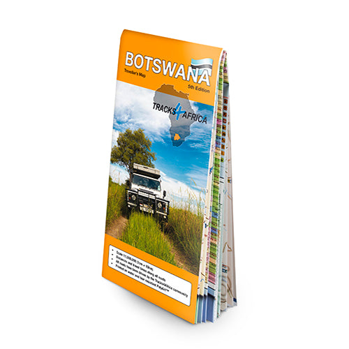 Tracks4Africa Botswana Paper Map 5th edition