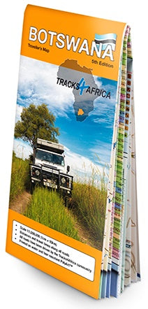 Tracks4Africa Botswana Paper Map 5th edition