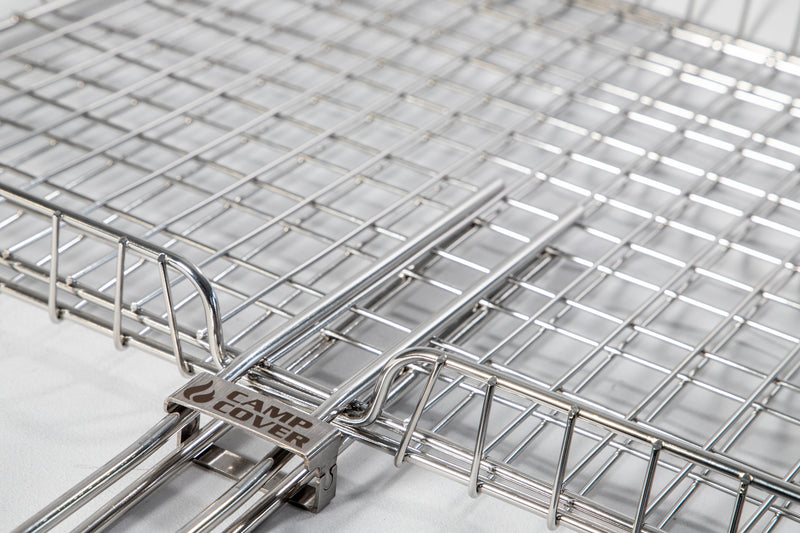 Load image into Gallery viewer, Jumbo Adjustable Stainless Steel Braai Grid
