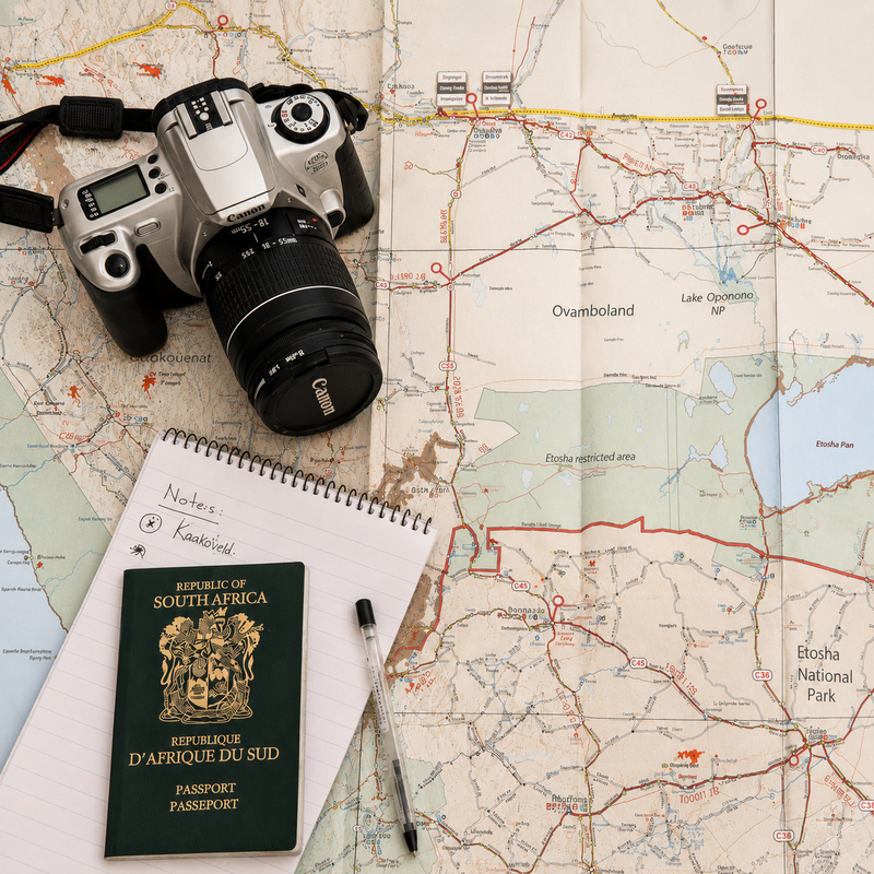 Load image into Gallery viewer, Tracks4Africa Namibia Traveller's Map 5th Edition
