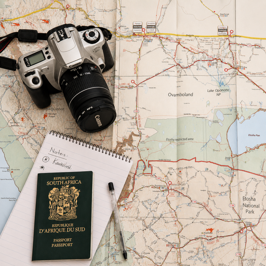 Tracks4Africa Namibia Traveller's Map 5th Edition