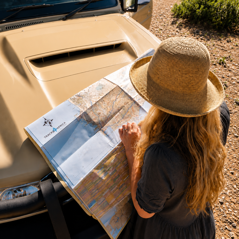 Load image into Gallery viewer, Tracks4Africa Namibia Traveller's Map 5th Edition

