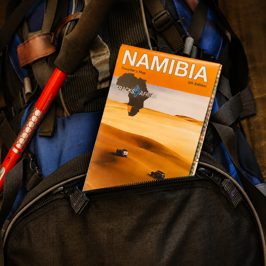 Tracks4Africa Namibia Traveller's Map 5th Edition