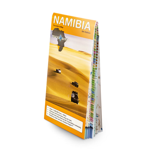 Tracks4Africa Namibia Paper Map 5th edition