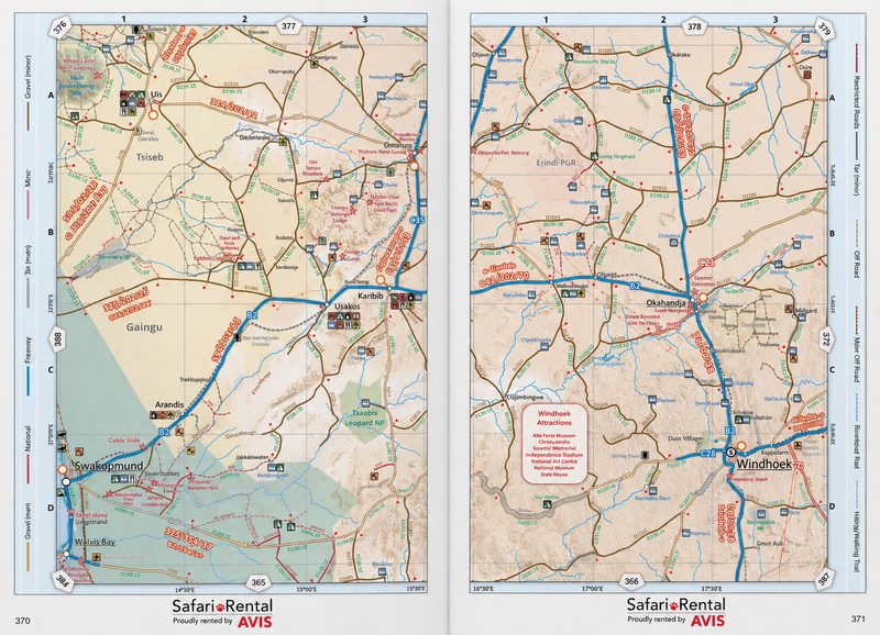 Load image into Gallery viewer, Tracks4Africa Namibia Self-Drive Guide Book 3rd Edition
