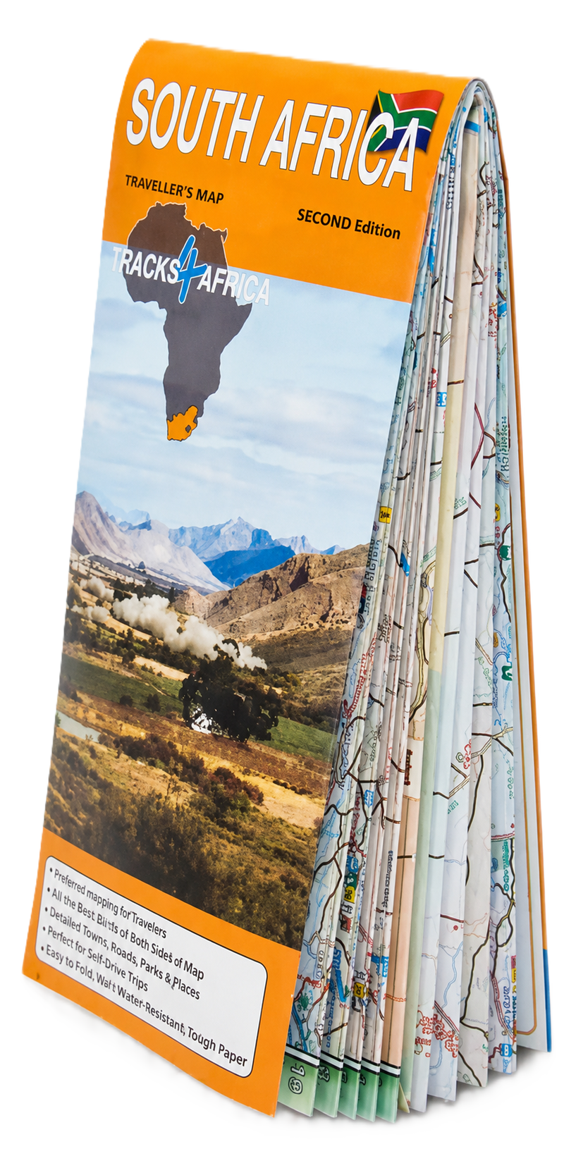 Load image into Gallery viewer, Tracks4Africa South Africa Traveller's Map 2nd Edition
