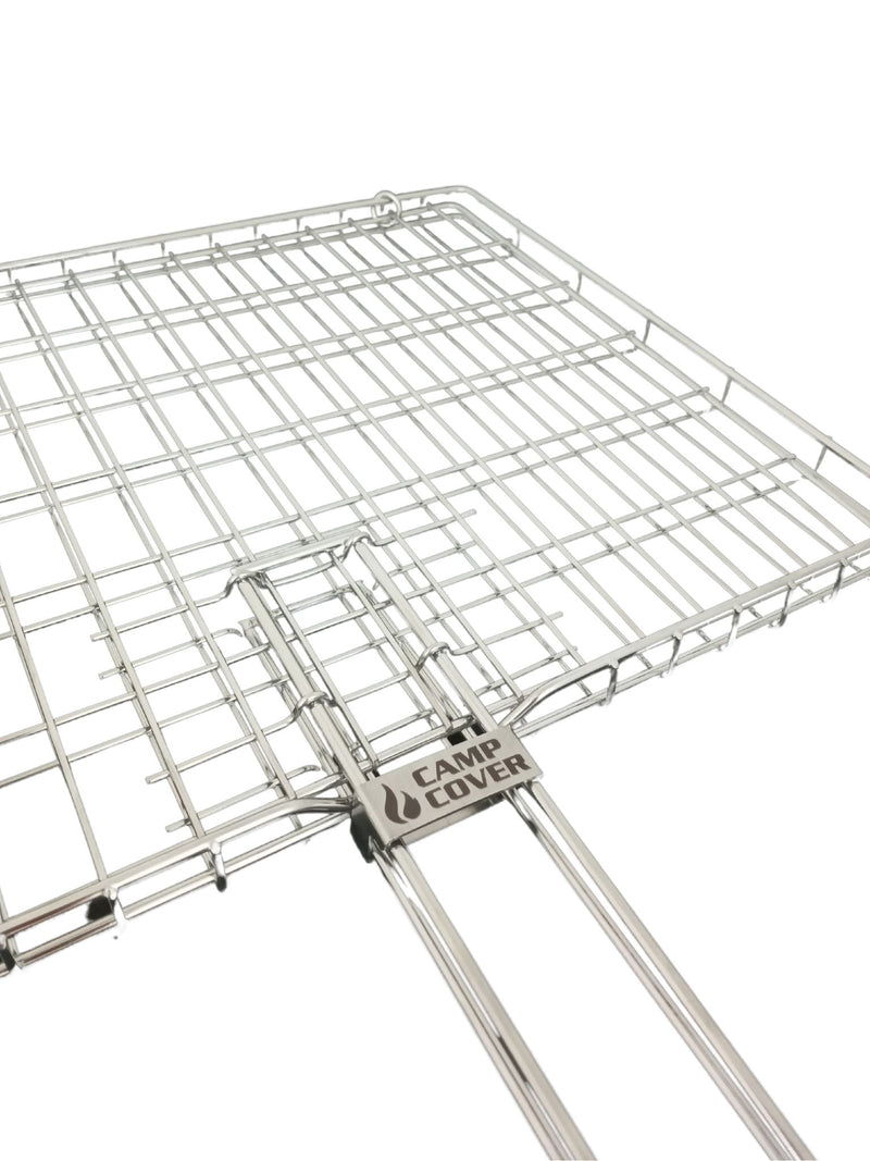 Load image into Gallery viewer, Standard Slide Away Handles Stainless Steel Braai Grid
