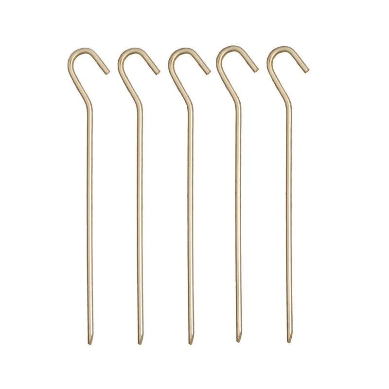 Load image into Gallery viewer, Straight 300mm x 5mm Tent Pegs 5-Set
