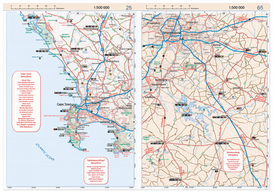 Tracks4Africa Southern Africa Traveller's Atlas 2nd Edition