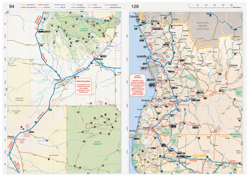 Load image into Gallery viewer, Tracks4Africa Southern Africa Traveller's Atlas 2nd Edition
