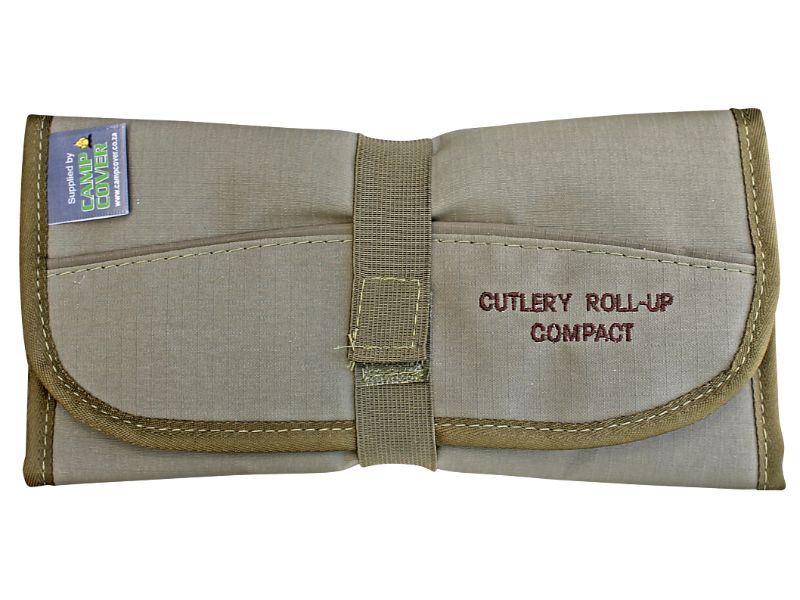 Load image into Gallery viewer, Cutlery Roll-Up Compact 4-Set Ripstop Kitted

