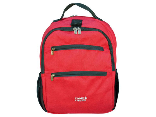 Laptop Backpack Commuter Cotton Red