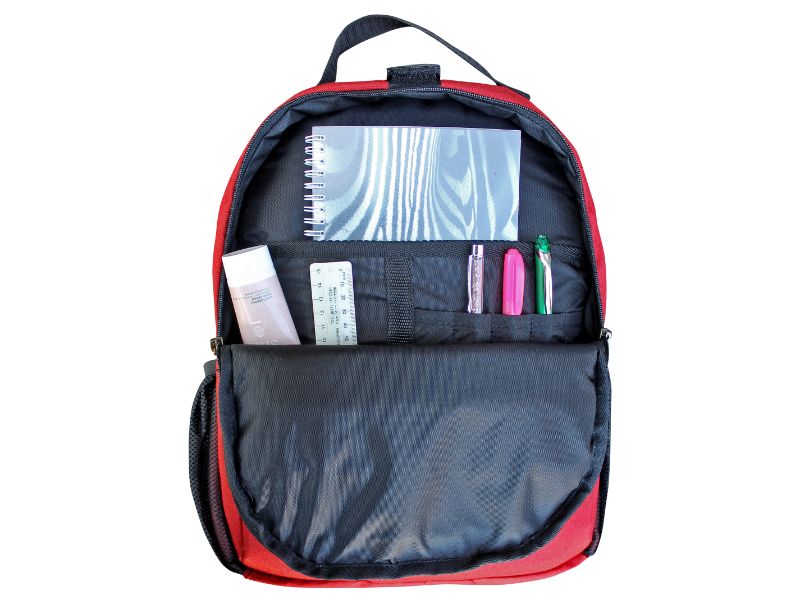 Load image into Gallery viewer, Laptop Backpack Commuter Cotton Red
